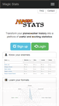 Mobile Screenshot of magicstats.net